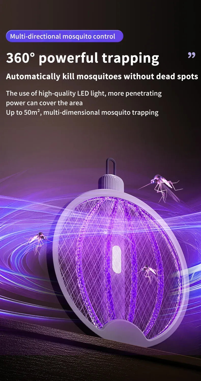 Foldable Electric Mosquito Killer with UV Light