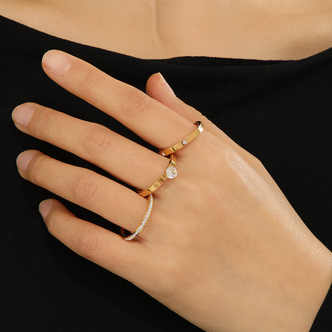 Minimalist Gold Rings