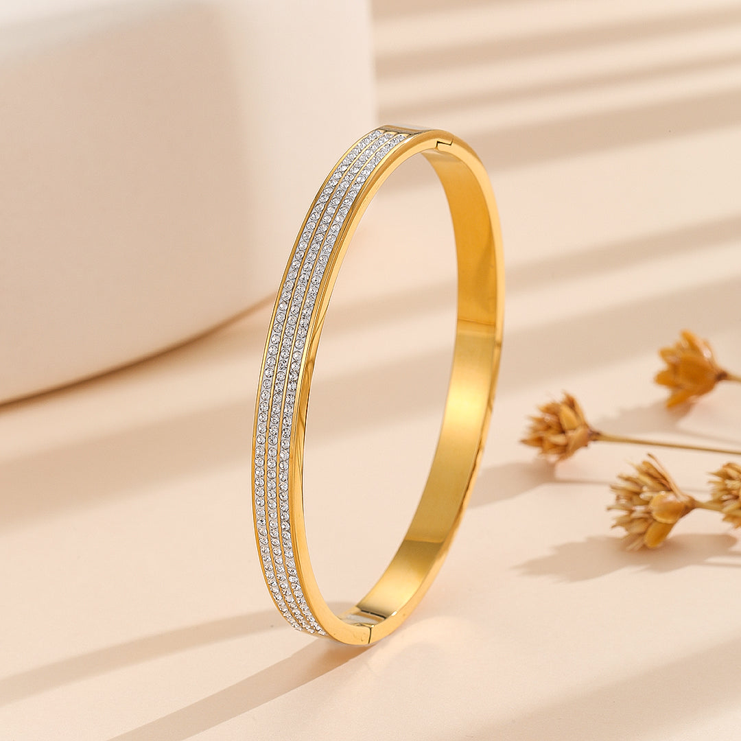 Azure Bliss Diamond Bangle