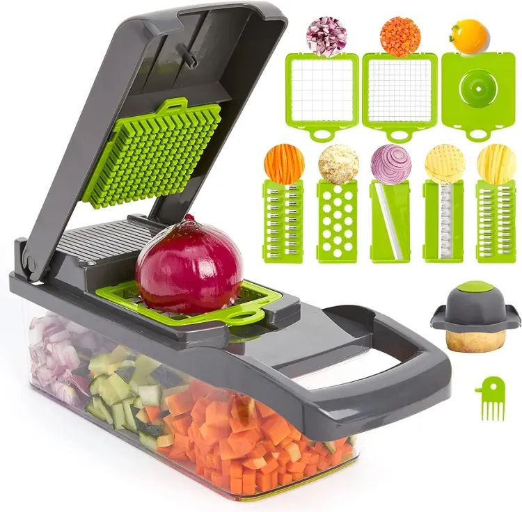 Vegetable and fruit cutter nicer dicer all in one