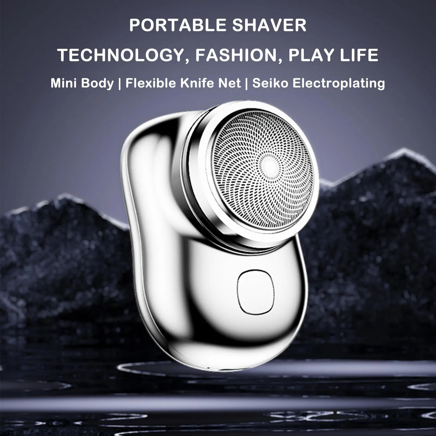 Mini Type-C Fast Charging Pocket Razor