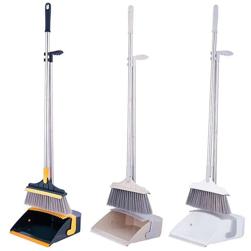 Attachable Broom with dustpan cleaning product