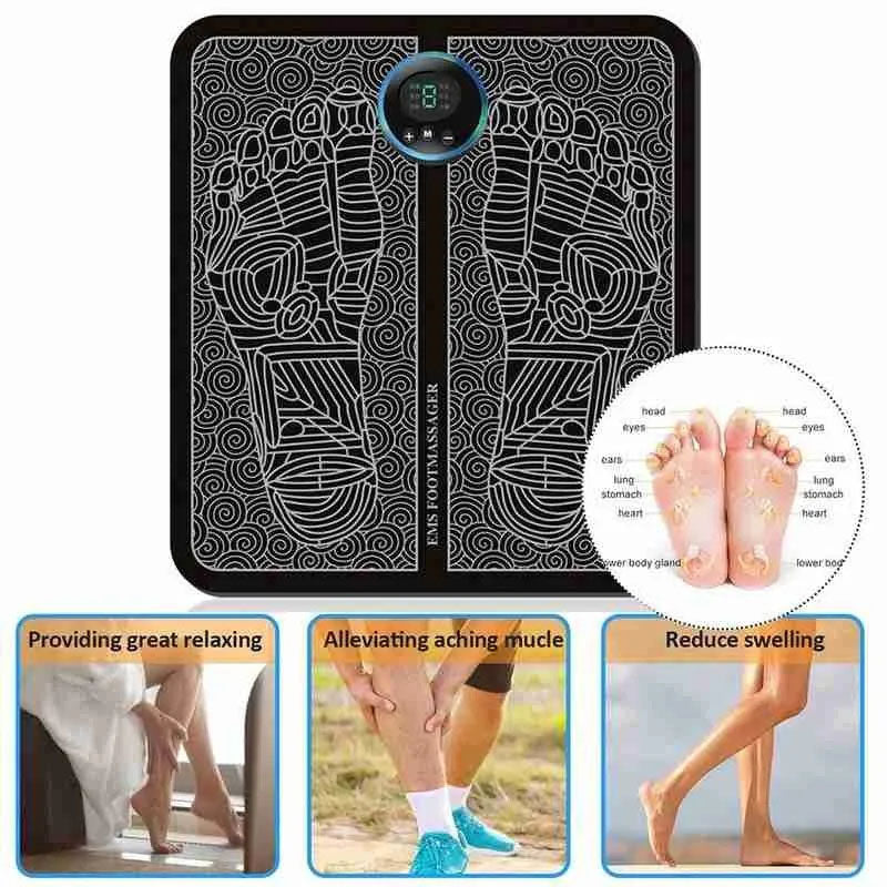 Electric EMS Foot Massager Pad